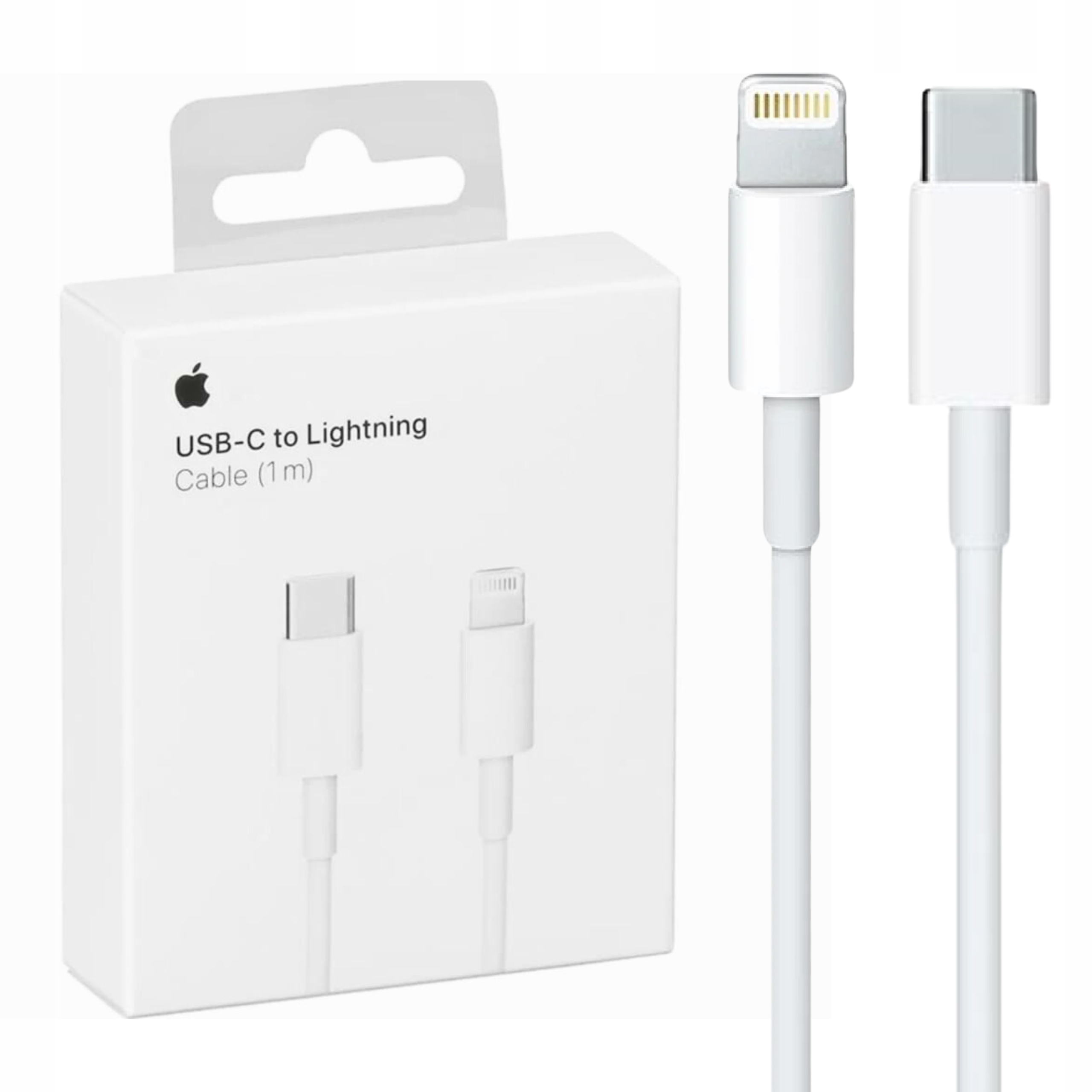 USB typ C - Apple Lightning Apple kábel 1 m biely