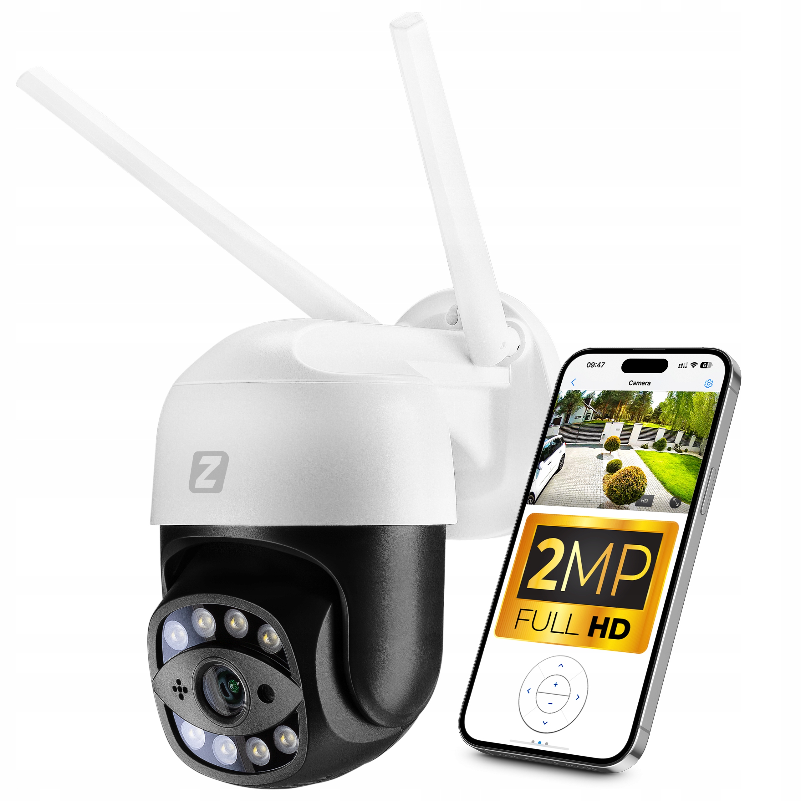 Zintronic P2 WiFi vnútorná a vonkajšia IP kamera