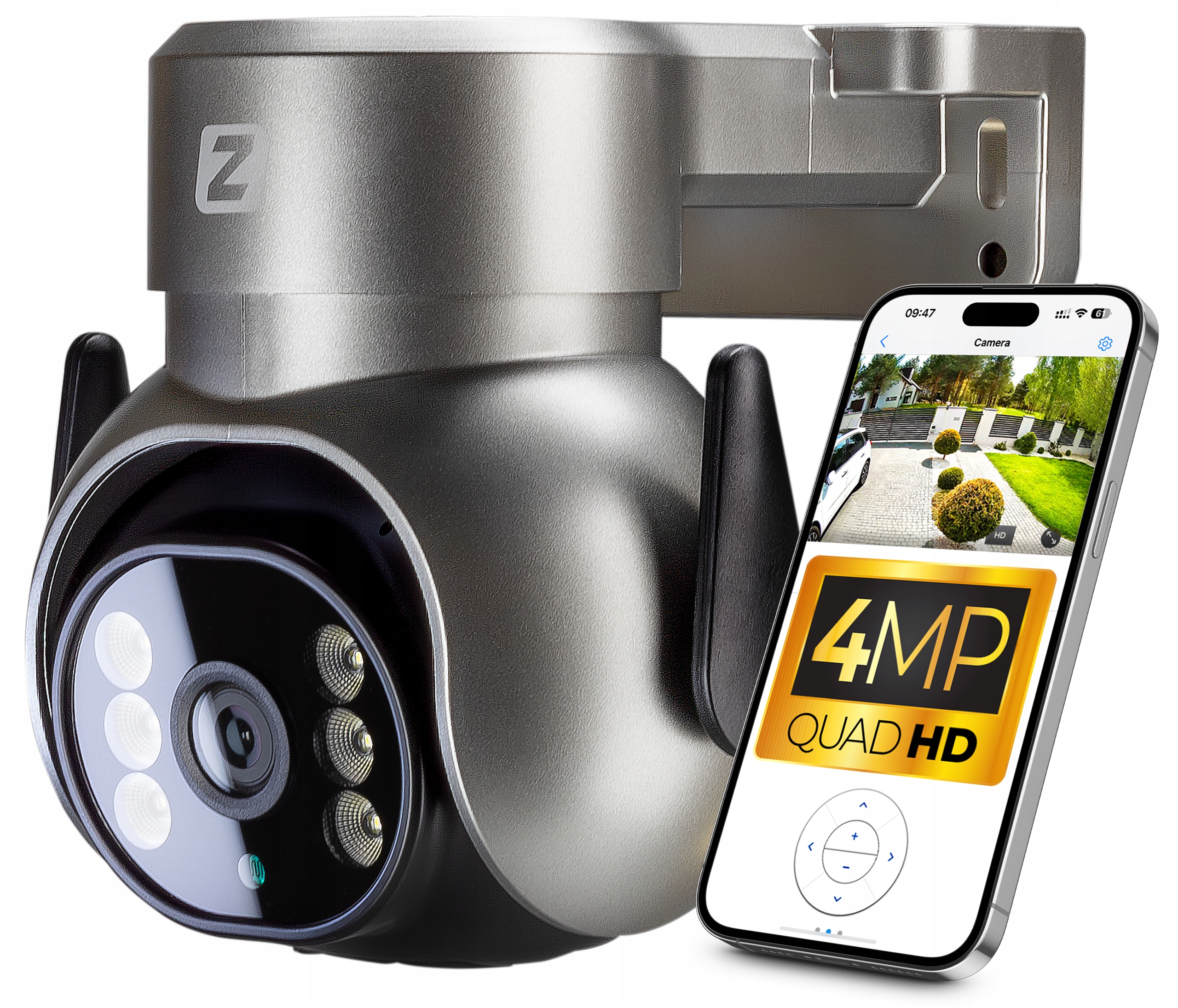 Kamera IP Zintronic P4 GREY WiFi
