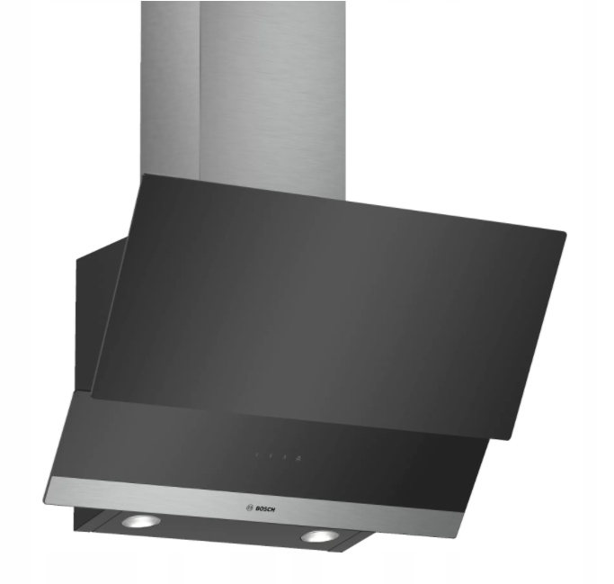 OKAP BOSCH DWK 065G60 Sieťové čierne sklo 60cm