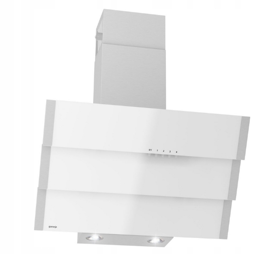 Hood Gorenje dvg600zwe 60cm šikmé 305m³ / h biela