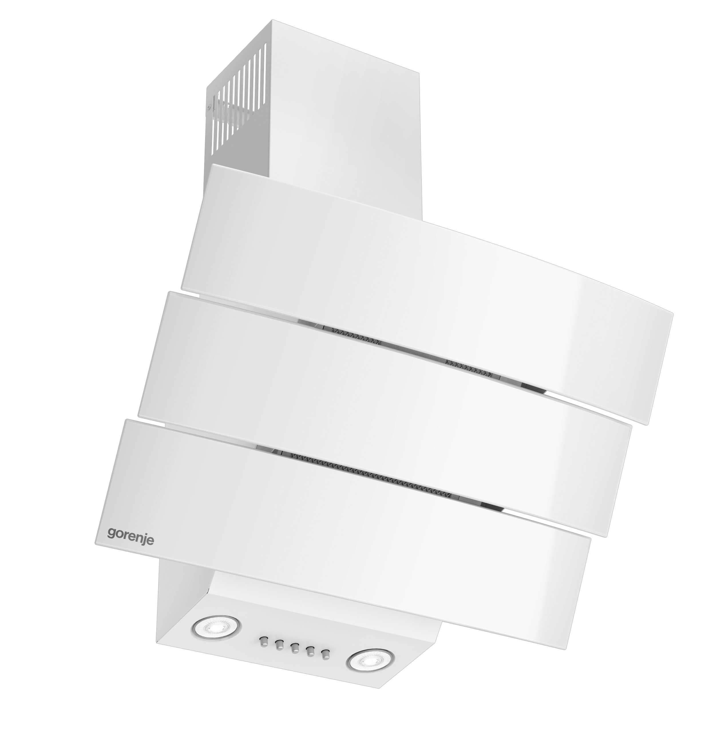 HOOD GORENJE DVS62AW / 2 335M3 / H Šikmá biele LED diódy