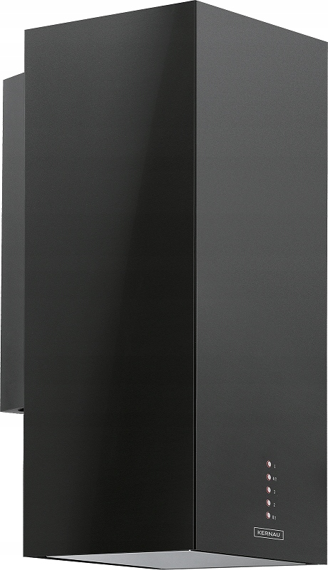 KERNAU KCH 0240 B komínový digestor LED čierny 725 m3 / h