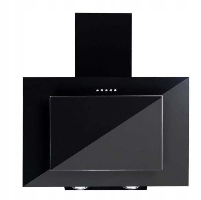 Nástenná kapucňa Afrelli Nano Black 50 cm