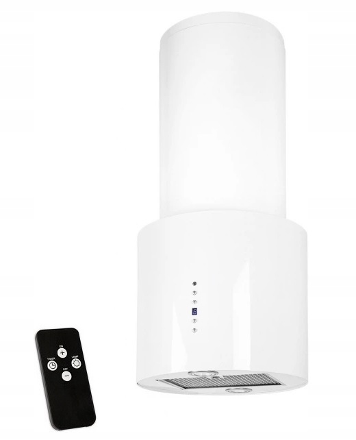 kapucňa valec Toflesz biely 40cm., 700 m3 / h
