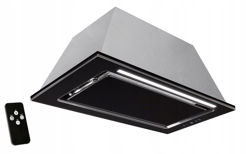 Hood Tofleš New Linea Glass Black 60 cm. 850 m3 / h
