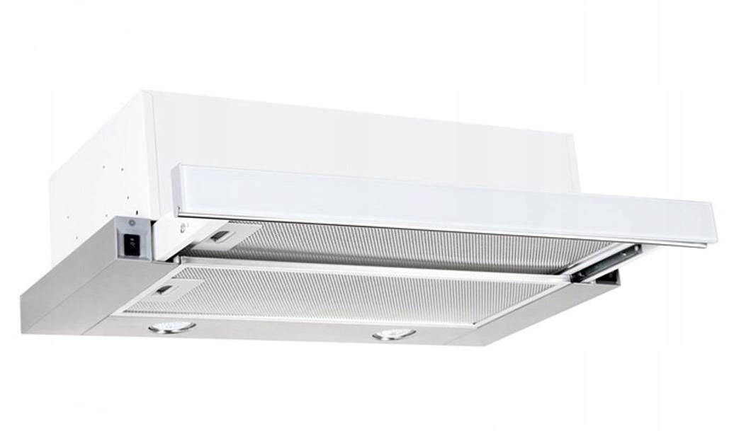 Hood Toflesz Vega sklo Inox / biela 60cm., 350 m3 / h