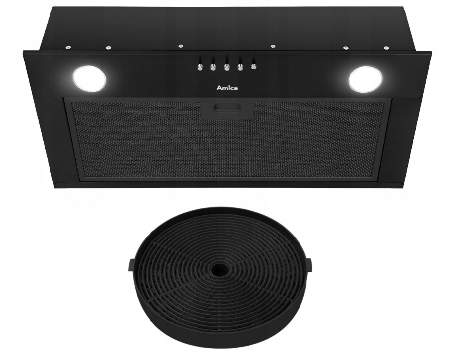 Kapota za vstavanú Amica OMC6241B Black LED 60cm