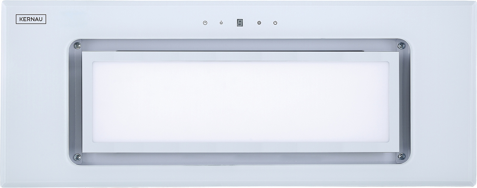 Kapota za vstavanú KBH 2060 W Glass White LED