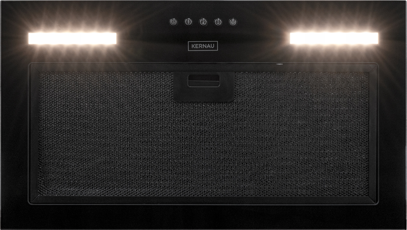 Krytka Vstavaný Kernau KBH1060B Black LED sklo