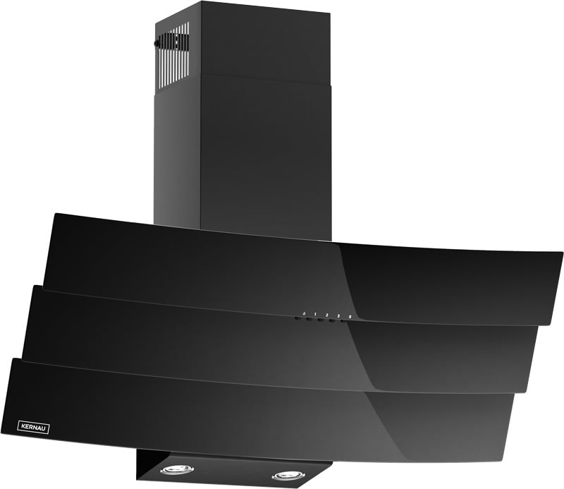 Komínový odsávač pár Kernau KCH 4290,1 B 90 cm 425 m3 / h