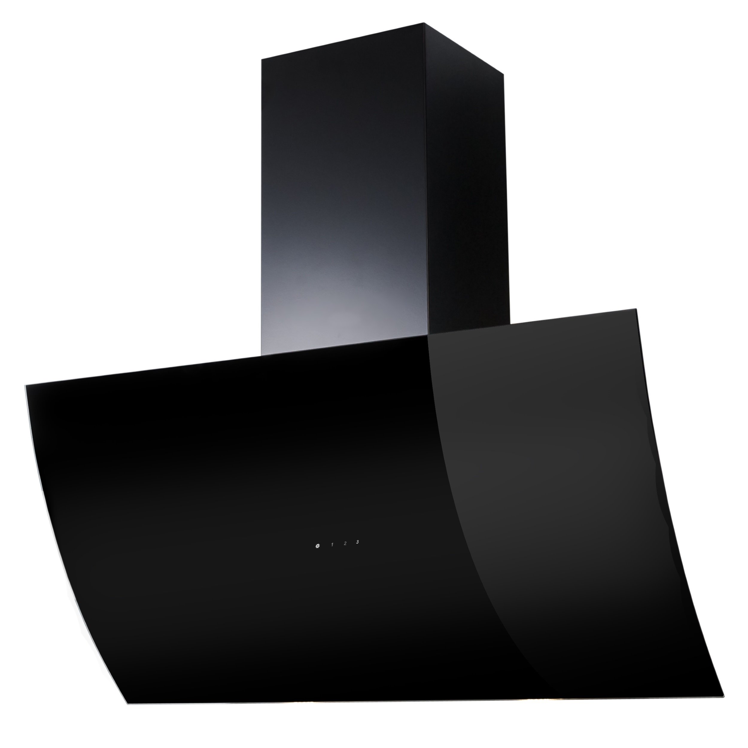 Komínový odsávač pár Slanted Ciarka MMS 90 Black Black