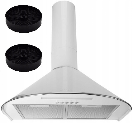 Digestor Maan MIX 50cm Biela LED + 2 filtre
