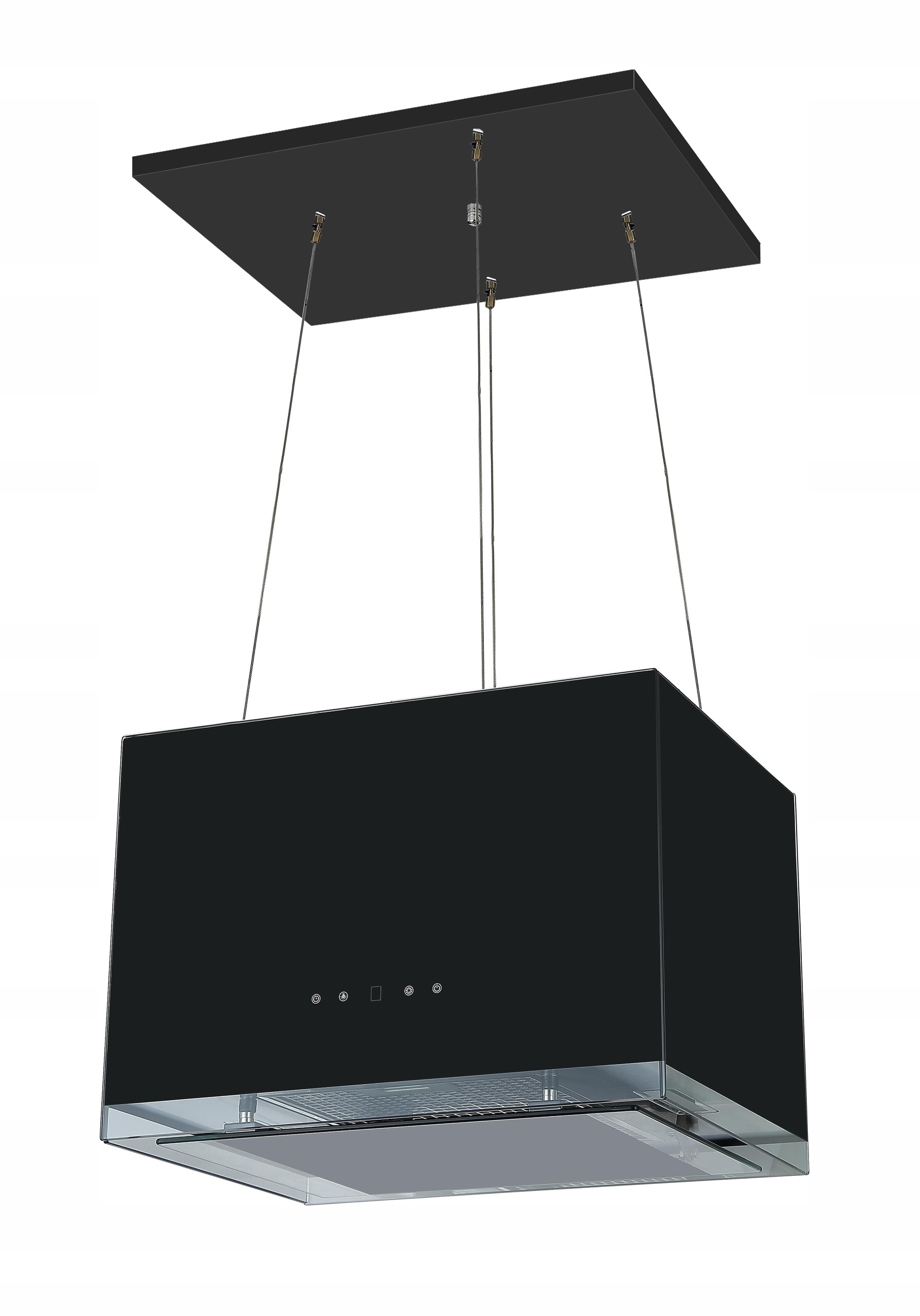 Kuchyňa Hood Milan Hanging Island Black