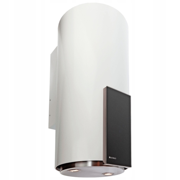 Digestor Round biele LED, trieda B, 50x81cm