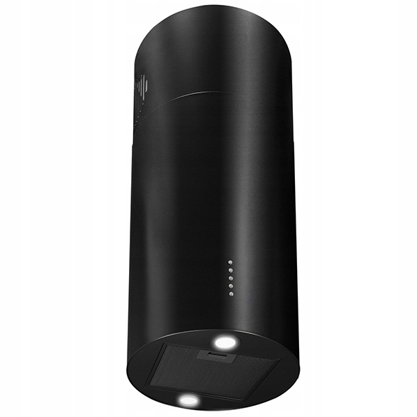 Kuchyňa Hood Island Rúrka Valec Eco Black Mat