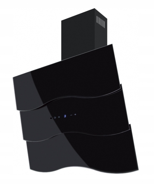 Nástenná kapucňa TOFLESZK OK-6 WAVE 60 BLACK