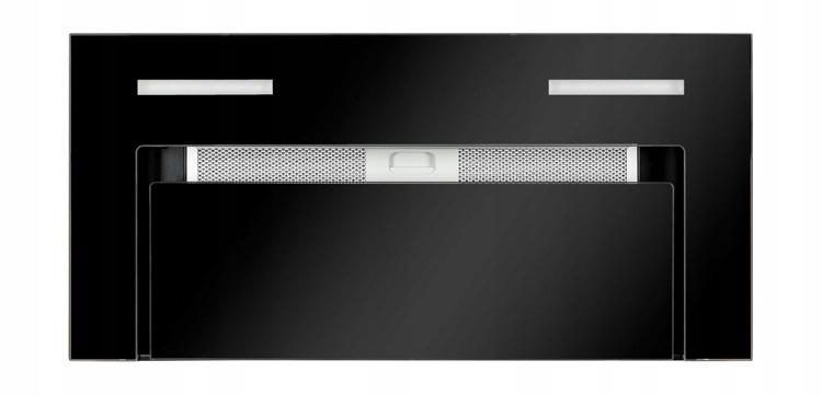 Pod odsávačom pár VDB Flat Glass 60 Black 698m3 / h