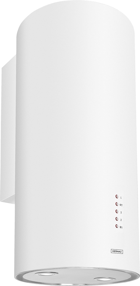 Strom kapucňa Kernau KCH 0140 v bielej 705 m3 / h