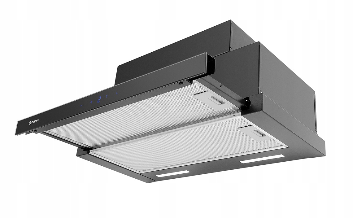 Skriňový digestor CIARKO SL-TD 60 čierny - 788 m3 / h