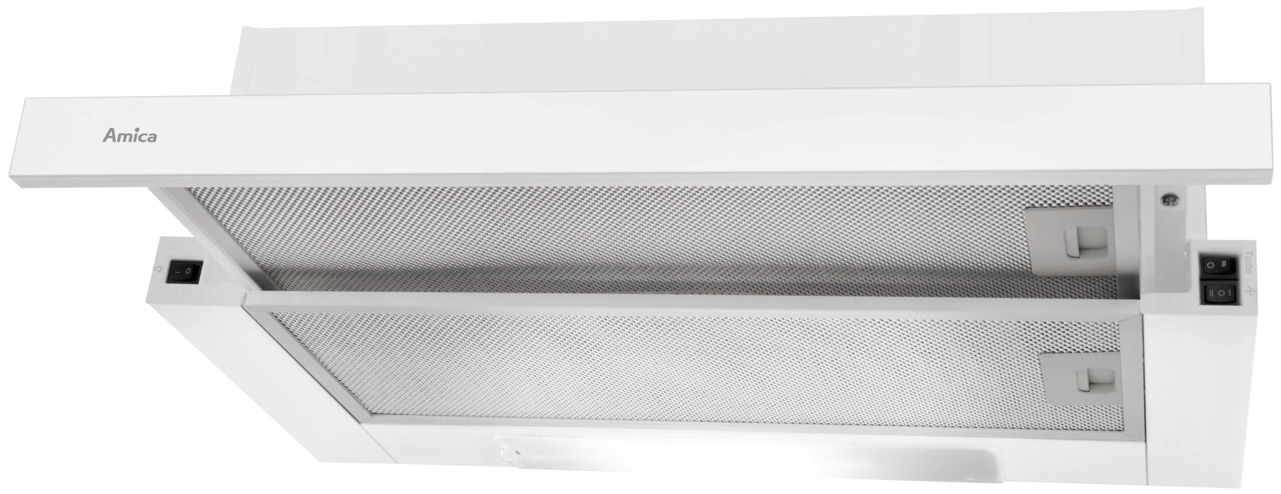 Teleskopická kapucňa Amica OTP6233W LED Biela LED