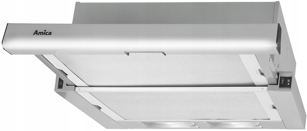 Inox Amica OTS6234i Teleskopická kapucňa 60 cm LED