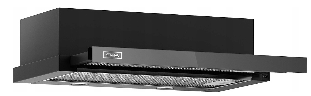 Teleskopická digestor Kernau KTH10.151.1B čierny 50cm