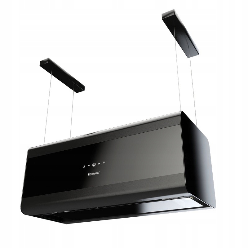 Ostrovčekový digestor GLOBALO Tudara 80.4 Black - 575m3 / h