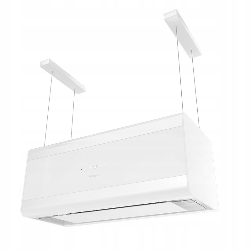 Ostrovčekový digestor GLOBALO Tudara 80.4 White White