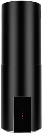 Hood ostrova VDB Tube GLASS black 767 m3 / h