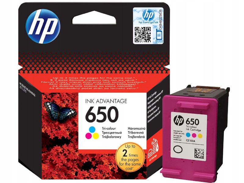 Trojfarebný atrament HP CZ102AE