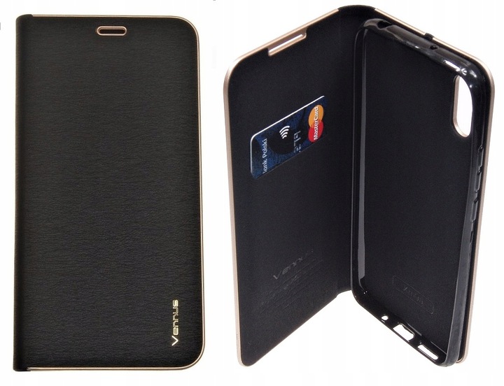 Puzdro s klapkou MK pre Xiaomi Redmi 9a čierna