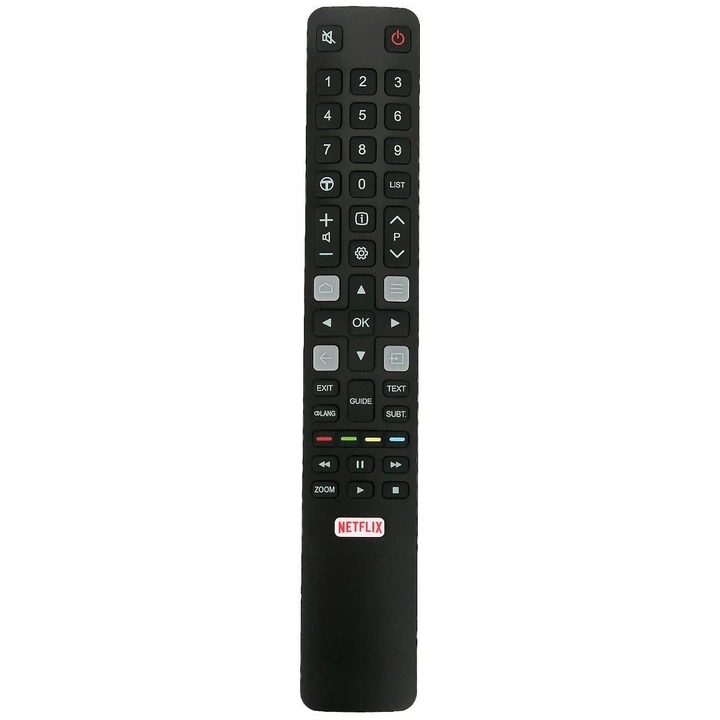 TCL RC802N Čierne diaľkové ovládanie