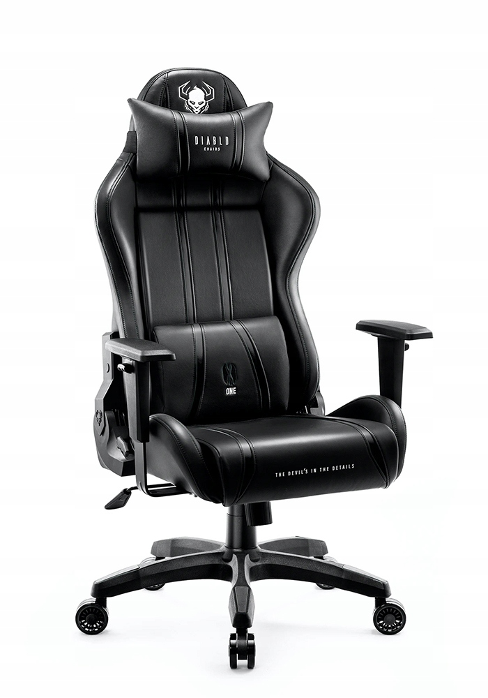Herné kreslo Diablo Chairs X-One 2.0, čierna ekokoža
