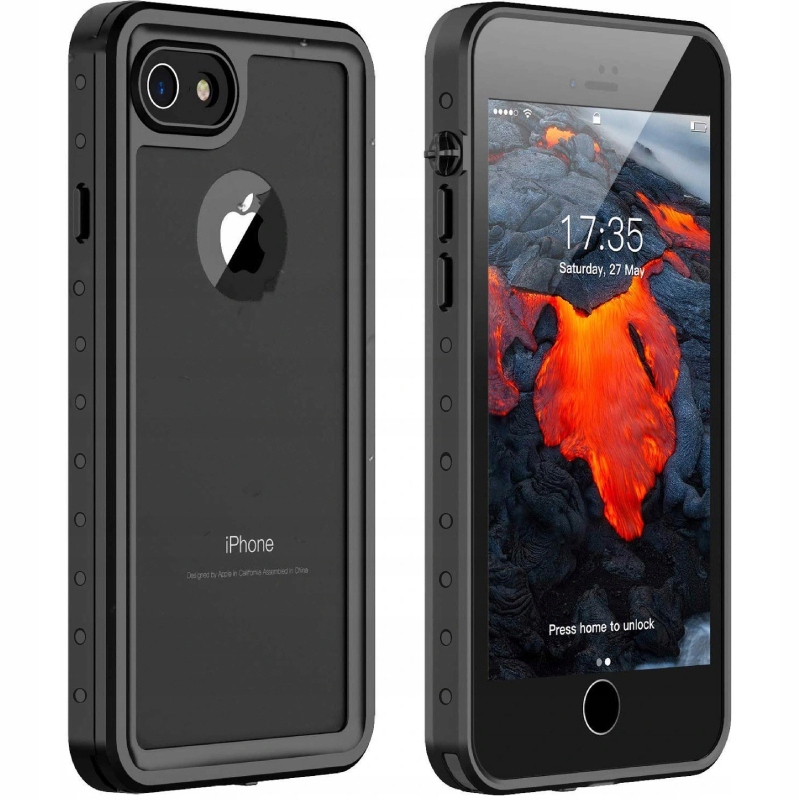 Nepremokavá kozmická remeslo pre iPhone 7/8 / SE 2020 puzdro čierna