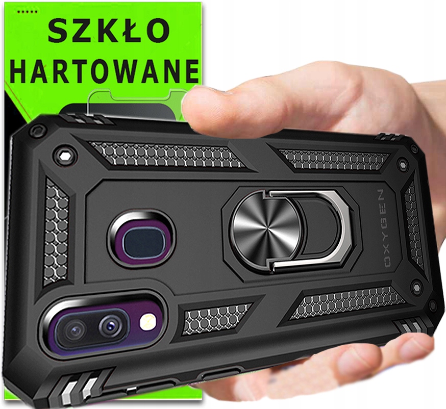 Kyslík chrbty pre Galaxy A20E čierna