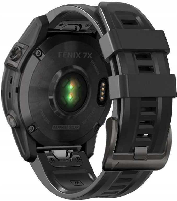 Pasek Tech-protect pre GARMIN Fenix 3/ 5X/ 3HR/ 5X PLU / 6X/ 6X PRO / 7X 25mm czarny