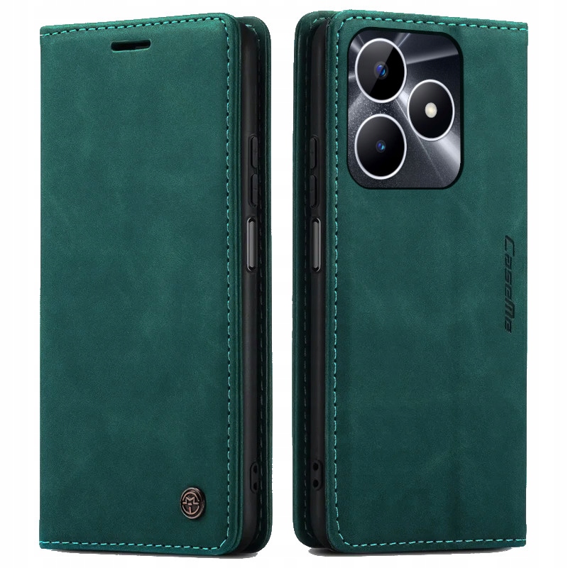 MBM flipové puzdro pre Realme Note 50 4G / C53 4G / C51 4G KOŽENÉ POUZDRO ME tyrkysové