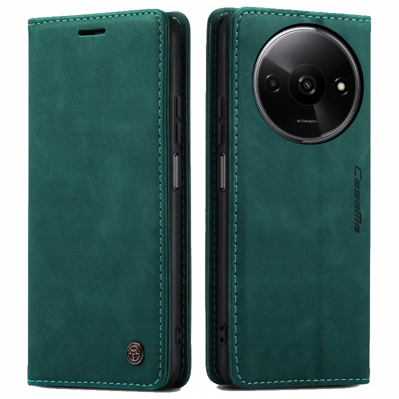 Flipové puzdro MBM pre Xiaomi Redmi A3 4G LEATHER CASE ME tyrkysové