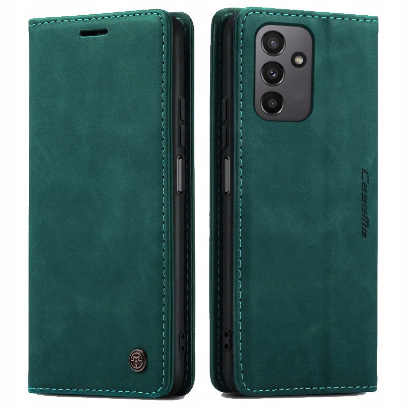 Flipové puzdro MBM pre Samsung Galaxy M15 5G LEATHER CASE ME modré