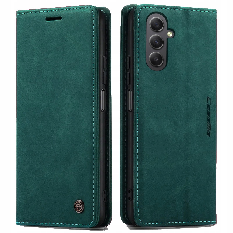 Flipové puzdro MBM pre Samsung Galaxy M34 5G LEATHER CASE ME tyrkysové