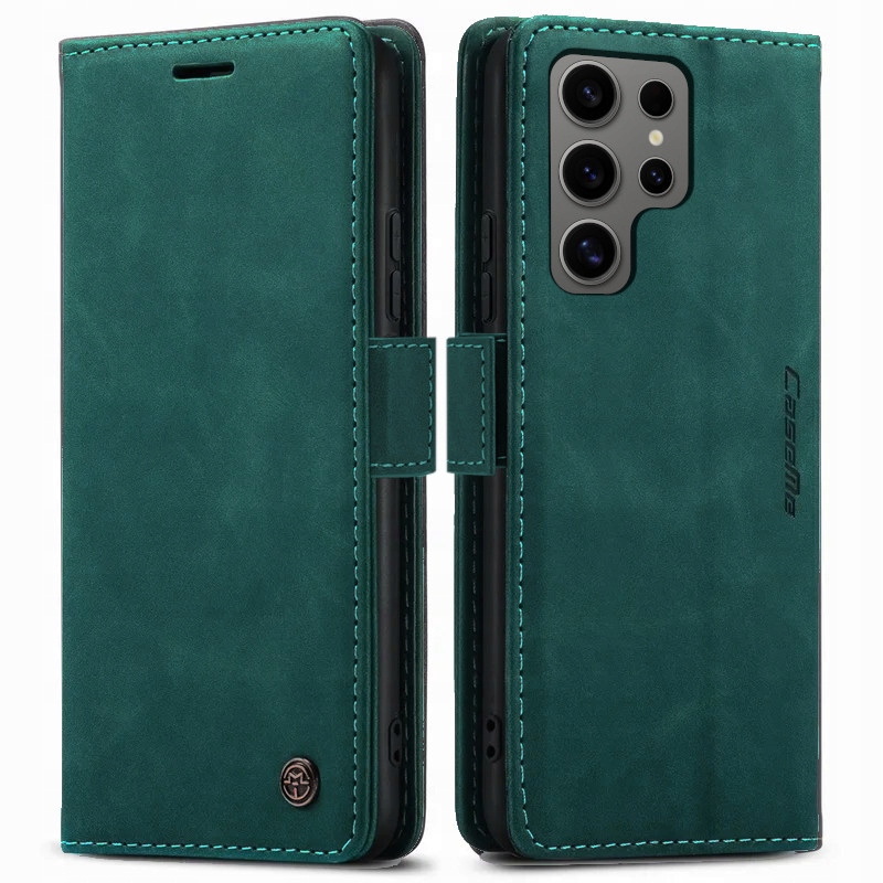 MBM flipové puzdro pre Samsung Galaxy S24 ultra 5G SM-S928 LEATHER CASE ME tyrkysové