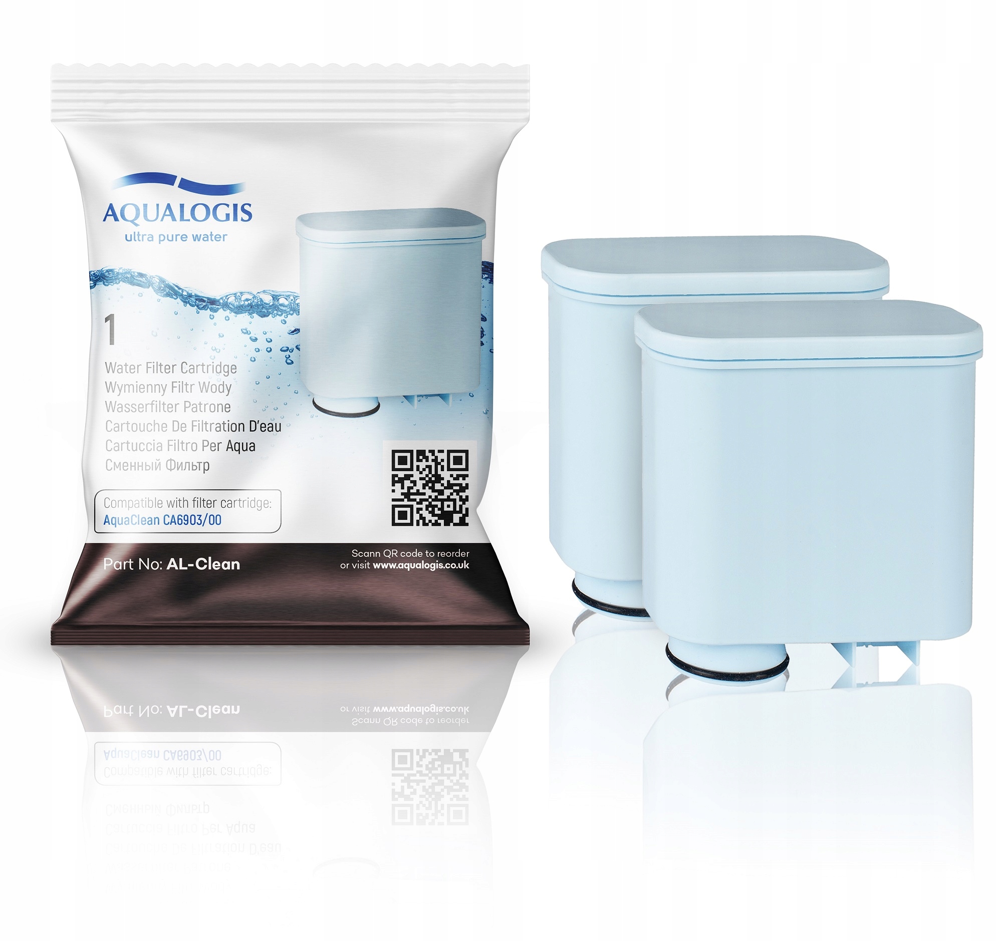 Vodné filtre pre Aqualogis al-Clean Blue Expersles 2 kusy