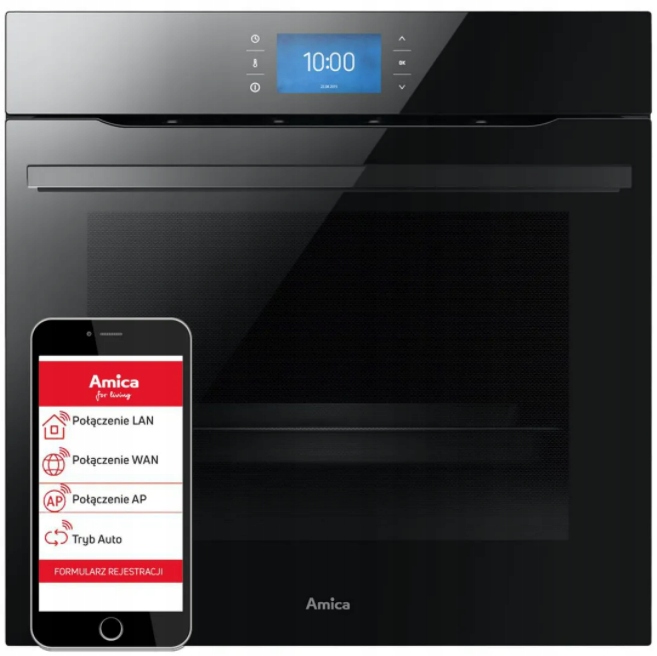 Rúra Amica ED87669BA + X-Type WiFi 77L čierna