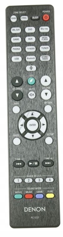 Pilot Denon RC1217 RC1226 RC1227 AVR-S740H Originál