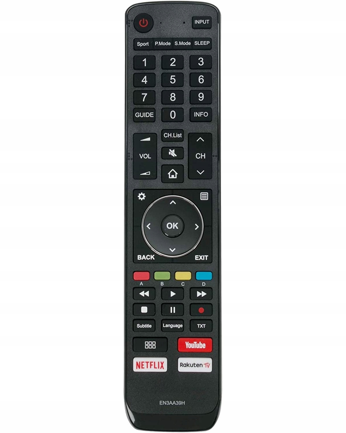 Pilot pre hisense en3aa39h en3h39 čierny