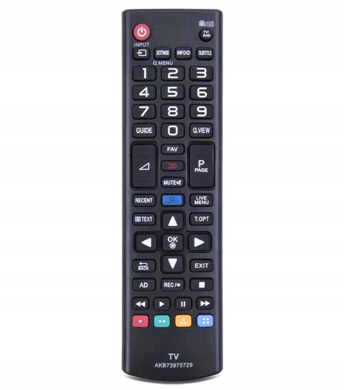 Diaľkové ovládanie pre LG AKB73975729 47lb670V čierna
