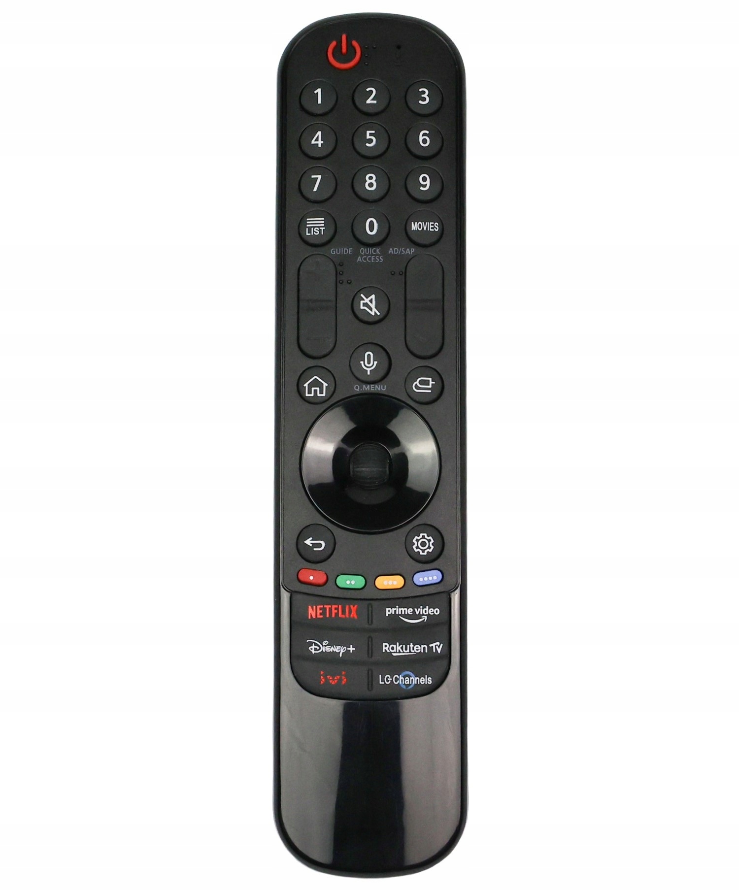 LG SMART TV AN-MR21GA AN-MR21GC Čierne diaľkové ovládanie