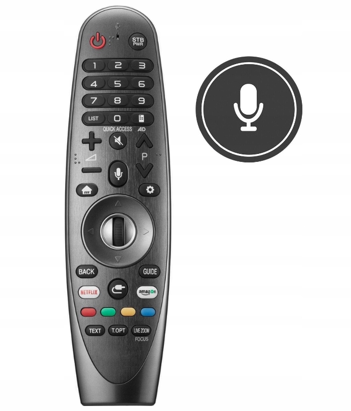 Sharp LC-43UI7552E diaľkové ovládanie striebra
