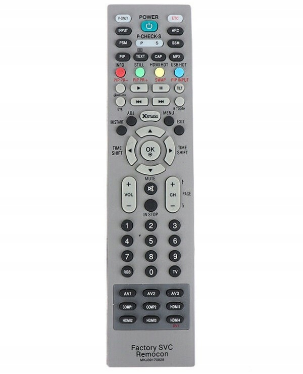 Diaľkové ovládanie na LG MKJ39170828 MENU Šedá